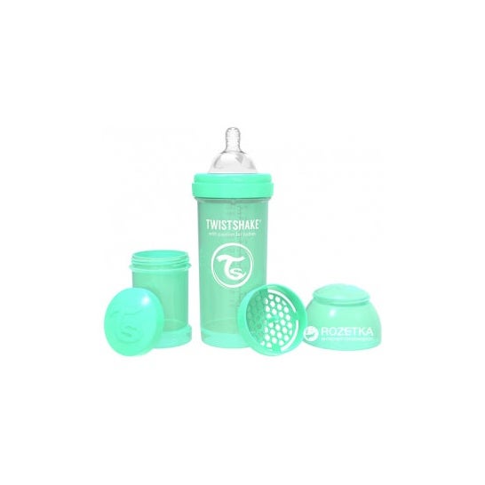 Twistshake Green Anticleaning-Flasche 260ml