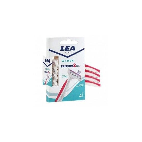Lea Women Premium 2 Hojas Cuchillas Desechables 4uds