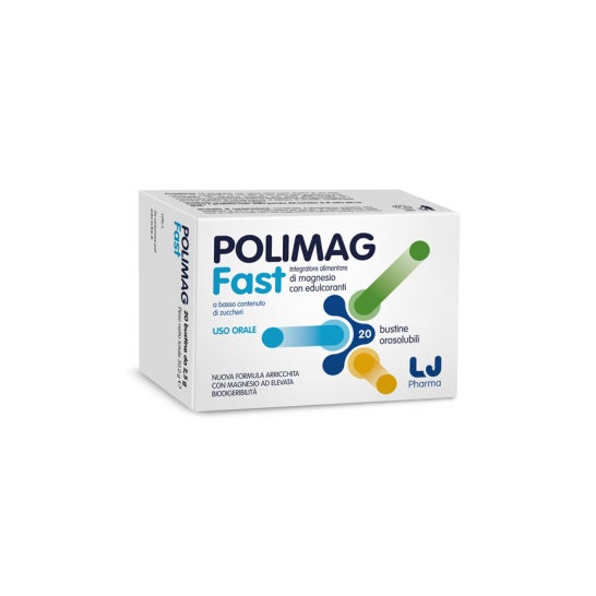 Polimagfast Integratore Alimentare - 20 Bustine LJ Pharma,
