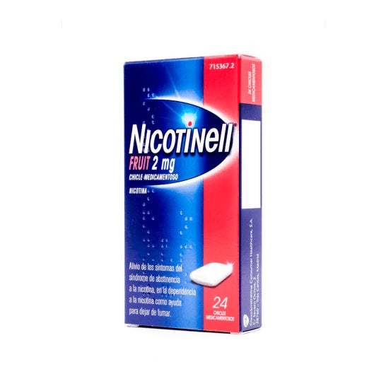 Nicotinell Fruit 2mg Chicles 24uds