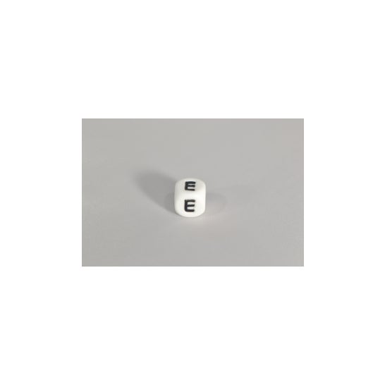 Cuenta de silicona irreversible para la letra E del clip del chip 1 unidad