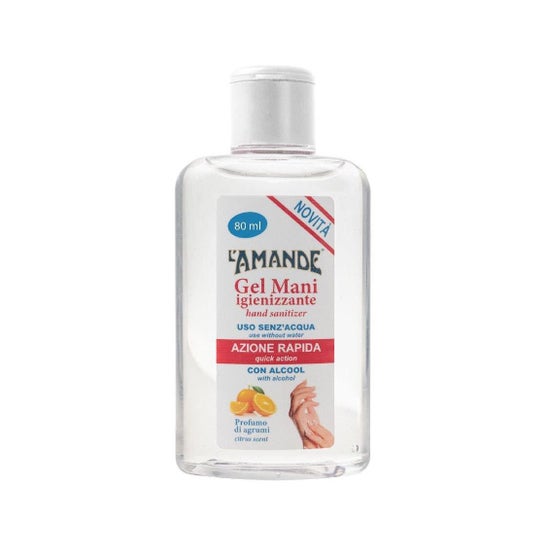 L'Amande Hand Sanitizer Gel (80 ml) - Antisépticos y desinfectantes