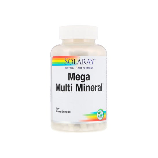 Solaray Mega Multi Mineral 120 Kapseln Gemüse