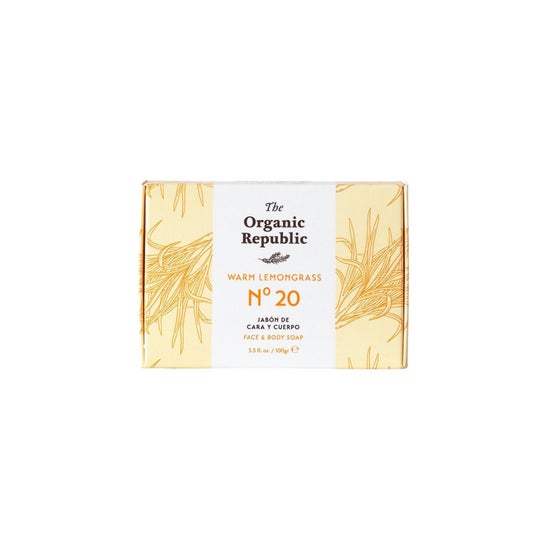 The Organic Republic Lemongrass Solid Soap 100g