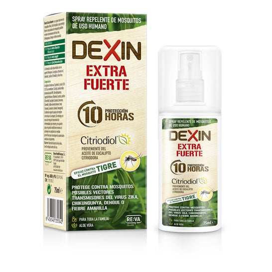 Dexin zanzara spray repellente per bambini e adulti 75ml