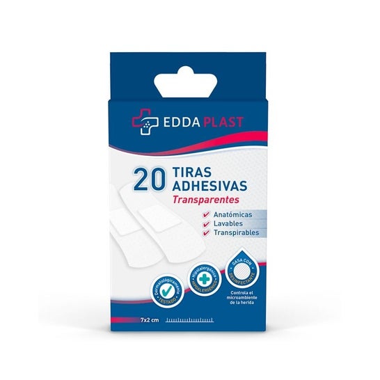 Edda Pharma Aposito Adhesivo Transparentes 7 X 2cm 20uds