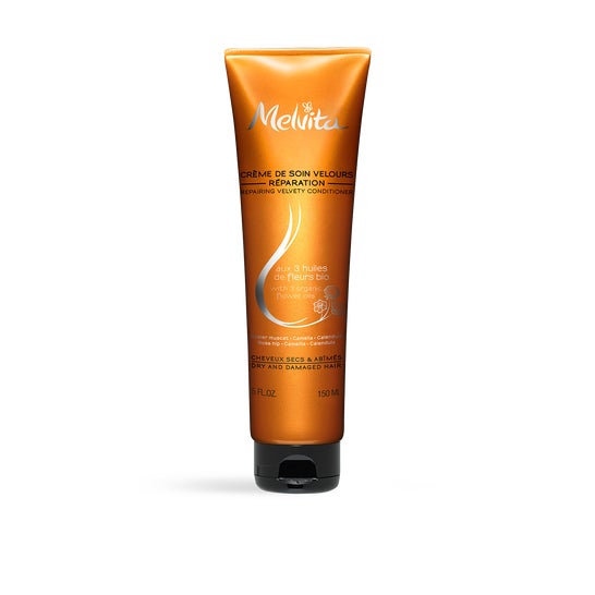 Melvita velvet care cream for dry hair repair abims 150ml