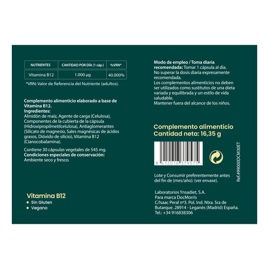 DocMorris Vitamin B12 30caps