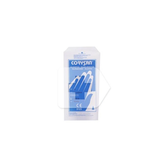 Corysan guante de cirugia estéril látex T 7 2uds