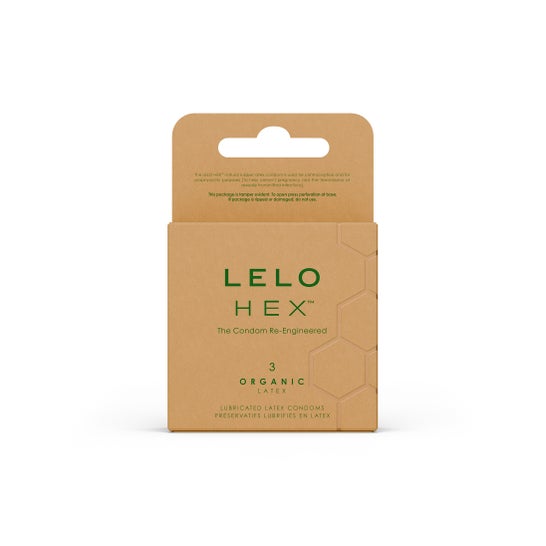Lelo Hex Pack Organic Latex Condoms 3uds