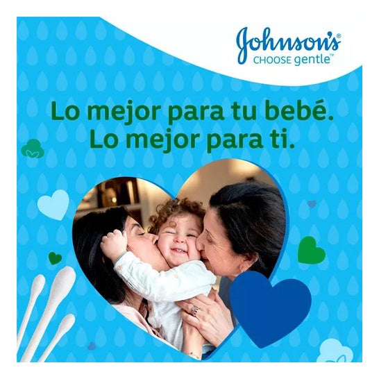 Johnson'sBaby 100% Cotton Baby Swabs 100 szt Johnson'sBaby 100% Cotton Baby Swabs 100 szt