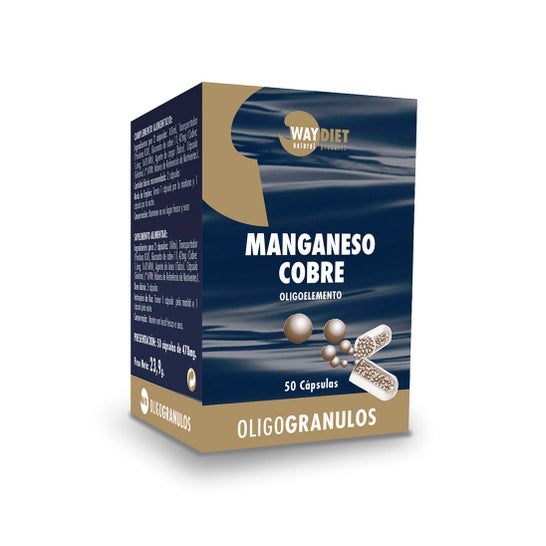 Waydiet Mangan-Kupfer-Oligo 50caps