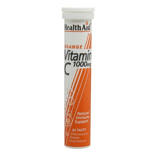 HealthAid Vegan Vitamina C 1000mg 20comp