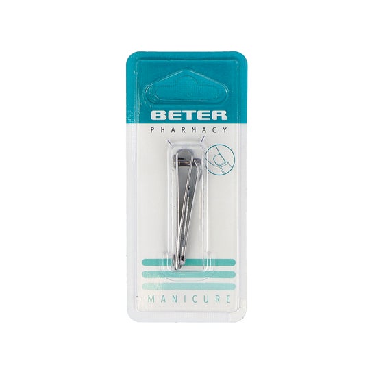 Beter chrome nail clippers with nail file 1 u.