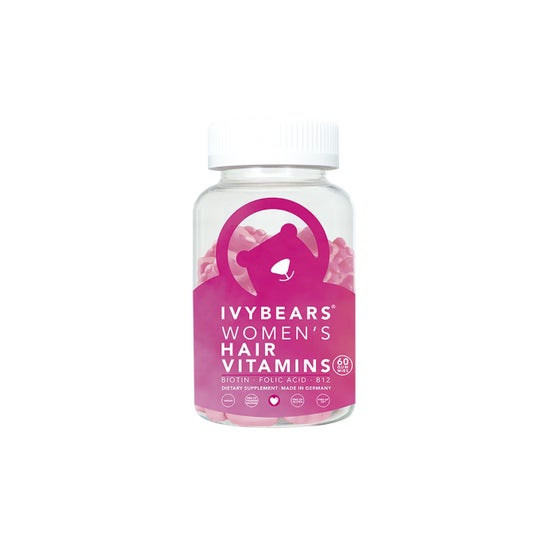 Ivy Bears Vitaminas para Cabelo Mulheres 60 Unidades