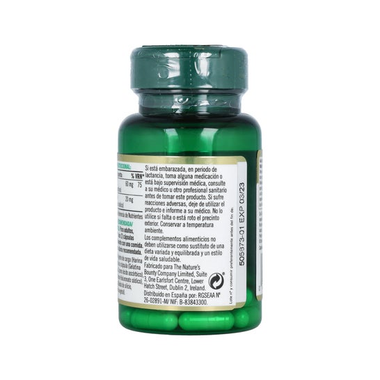 Nature's Bounty Ácido Hialurónico 20 mg Vitamina C 30 caps