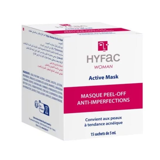 Hyfac Woman Active Mascarilla Peel-Off Anti-Imperfeccion 15x5ml