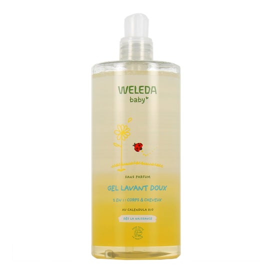 Weleda Baby Gel Limpiador Suave 2 en 1 Caléndula Sin Perfume 750 ml
