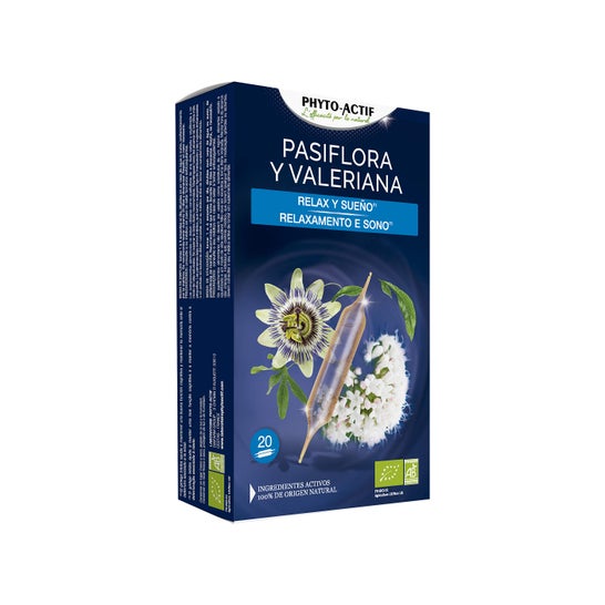 Phyto Actif Passiflora e Valeriana Bio 20 fiale