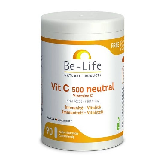 Belife Vit C 500 Neutral 90 gélules - Be-Life