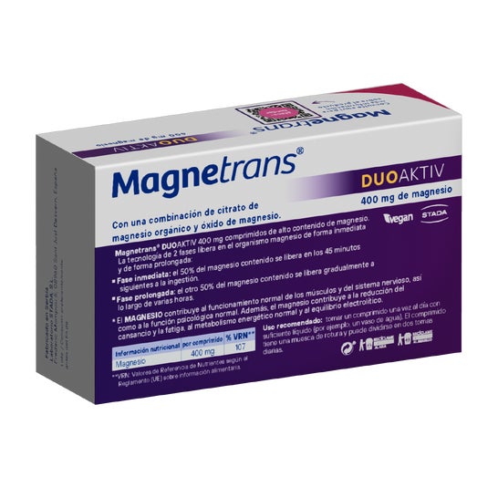 Magnetrans Duo Activ 400 mg Magnesium 20 tabletter