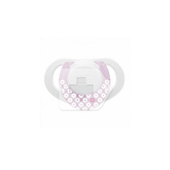 Chicco® pacio physio compacte anatomische roze latexspeen 2uds