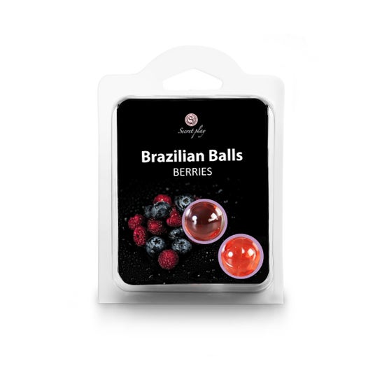 Secret Play Set 2 Brazilian Balls Aroma Frutas del Bosque 8gr