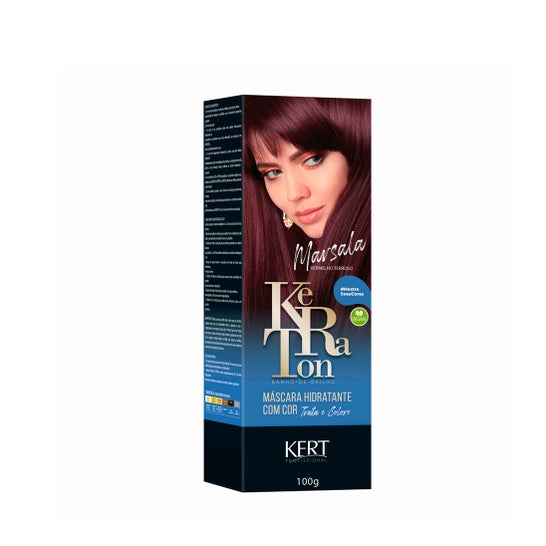 Keraton Banho de Brilho Marsala 100g
