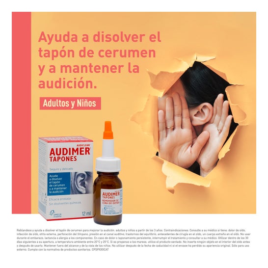 Audimer Audiclean SoluciÓn Limpieza Oidos 60 Ml - Farmacia Online Barata  Liceo. Envíos 24/48 Horas.