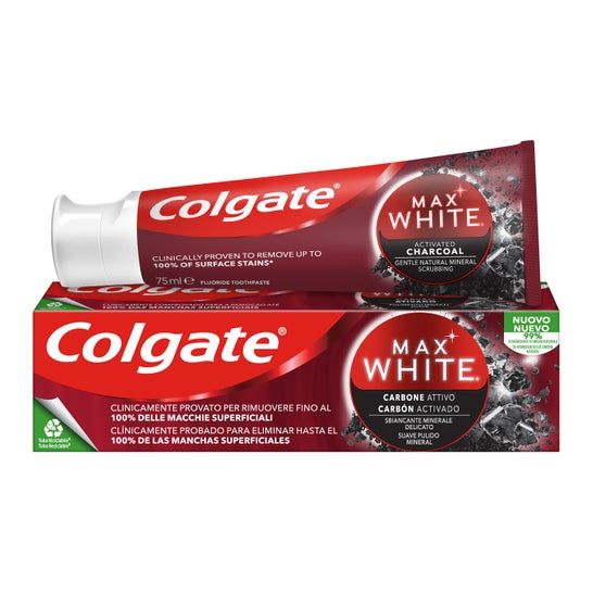 Colgate Max White Carbón Pasta Dentífrica 75ml