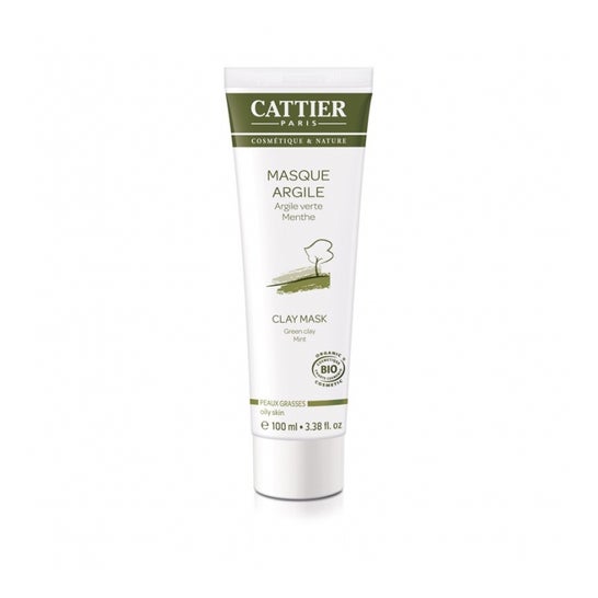 Cattier mask mask green clay mint oily skin 100 ml