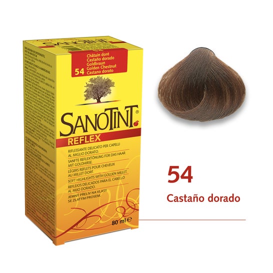 Cosval Sanotint Reflex 54 Marrón Dorado 80ml