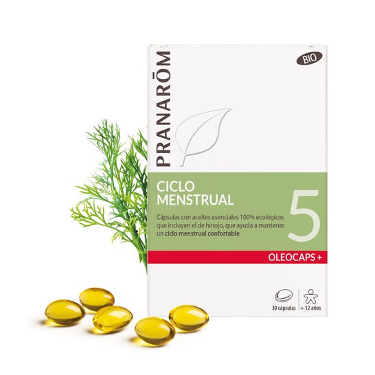 Pranarôm Oleocaps+ 5 Ciclo Menstrual BIO 30caps