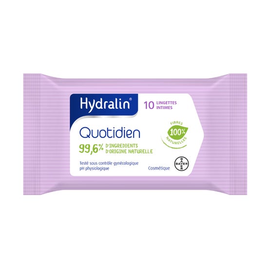 Bayer Hydralin quotidien lingettes intimes x10 lingettes