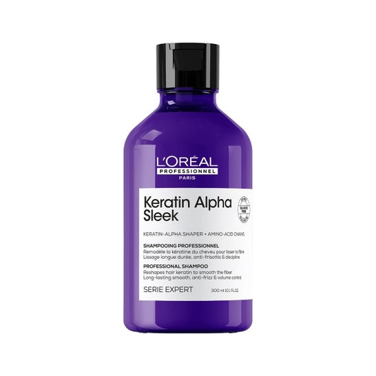 L'Oréal Keratin Alpha Sleek Champú 300 ml