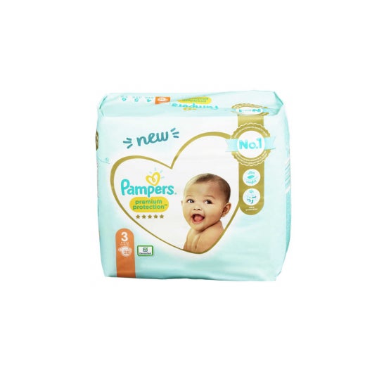 Pampers Couches Premium Protection T-3 6-10kg 28uts