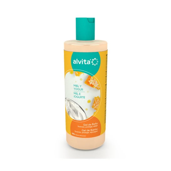 Alvita gel baño miel y yogur 750ml