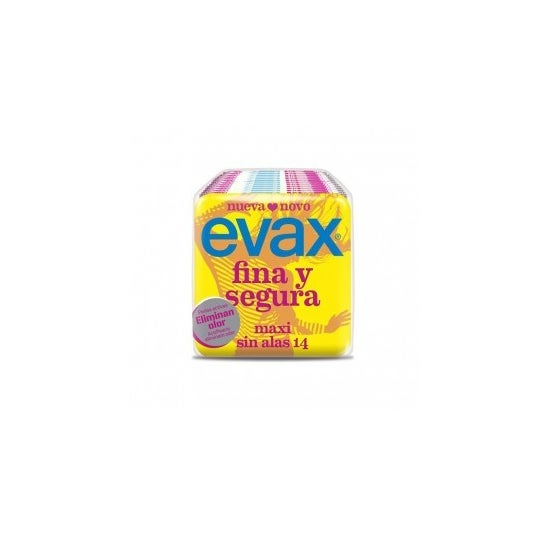 Evax Compresas Fina y Segura Sin Alas Maxi Super 13 uds