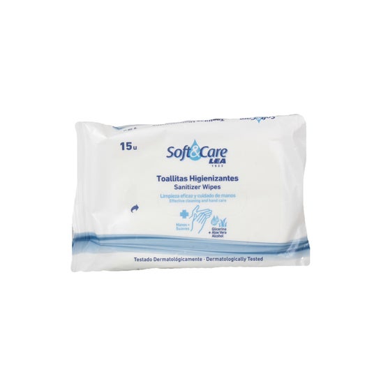 Lea Soft&Care Sanitizing Wipes 15 pz