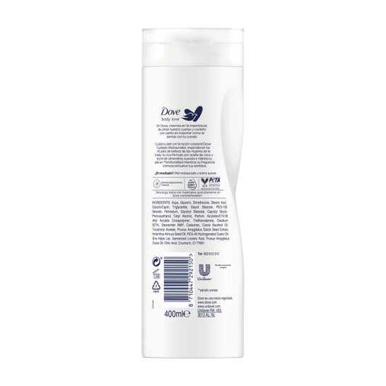 Dove Coconut &amp; Almond Milk Nourishing Lotion 400ml