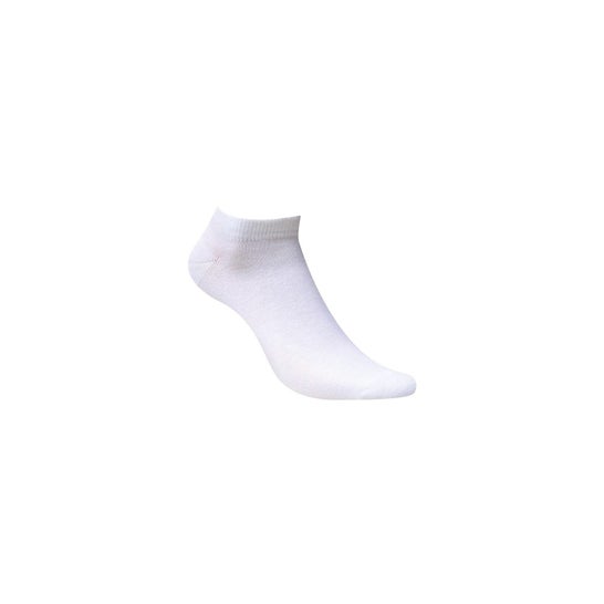 Boutique Jambes L'Invisible Socquette Baumwolle 43/44 Weiß