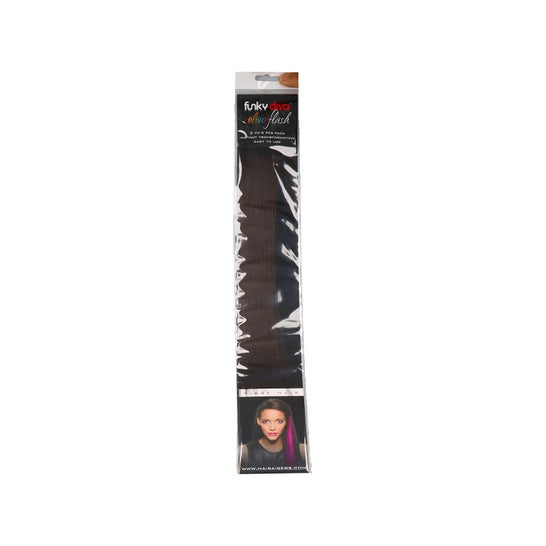 Funky Diva Extensions Color Flash Brown 1ud