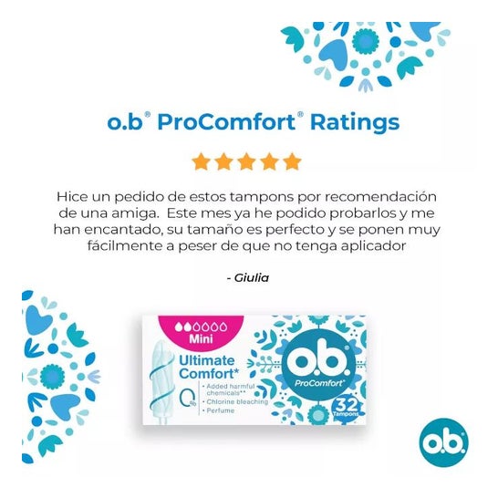 Ob Tamp Per Procomf Mini 32 Unidades Ob Tamp Per Procomf Mini 32 Unidades