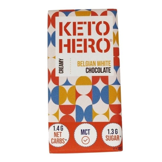 Keto Hero Creamy Belgian White Chocolate 100g