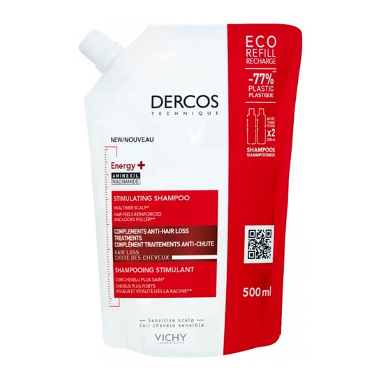 Dercos Energy+ Shampoo Eco-Ricarica Anticaduta 500ml