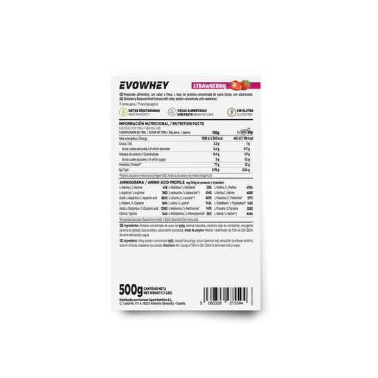 HSN Evowhey Protein Fresa 500g