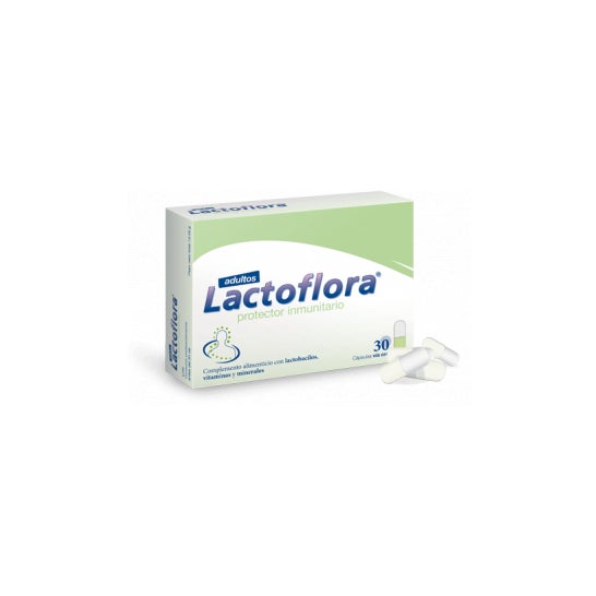 Lactoflora® adult immune protector 30 caps.