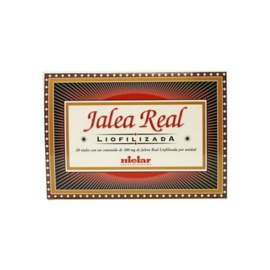 Mielar Lyophilized Royal Jelly 300mg 20 Ampoules