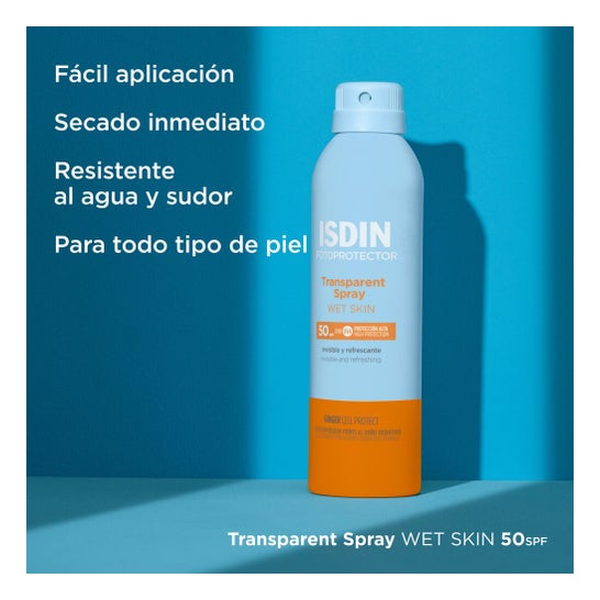 ISDIN Transparent Spray Wet Skin SPF50 100 ml