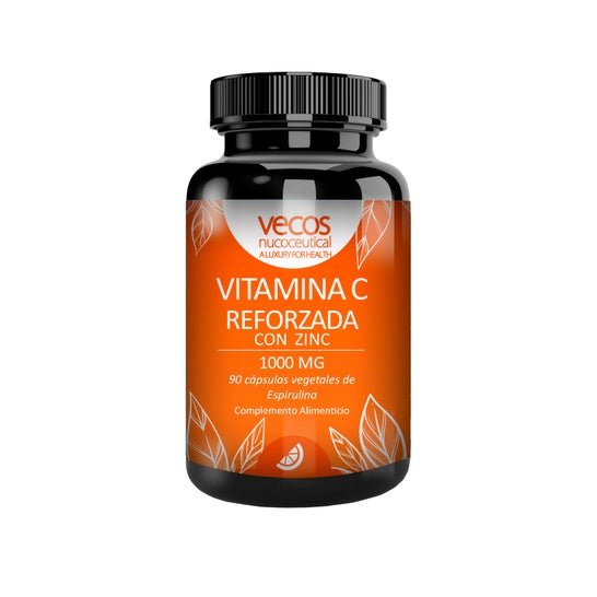 Vecos Nucoceuticals Vitamina C 1000mg con Zinc 90caps